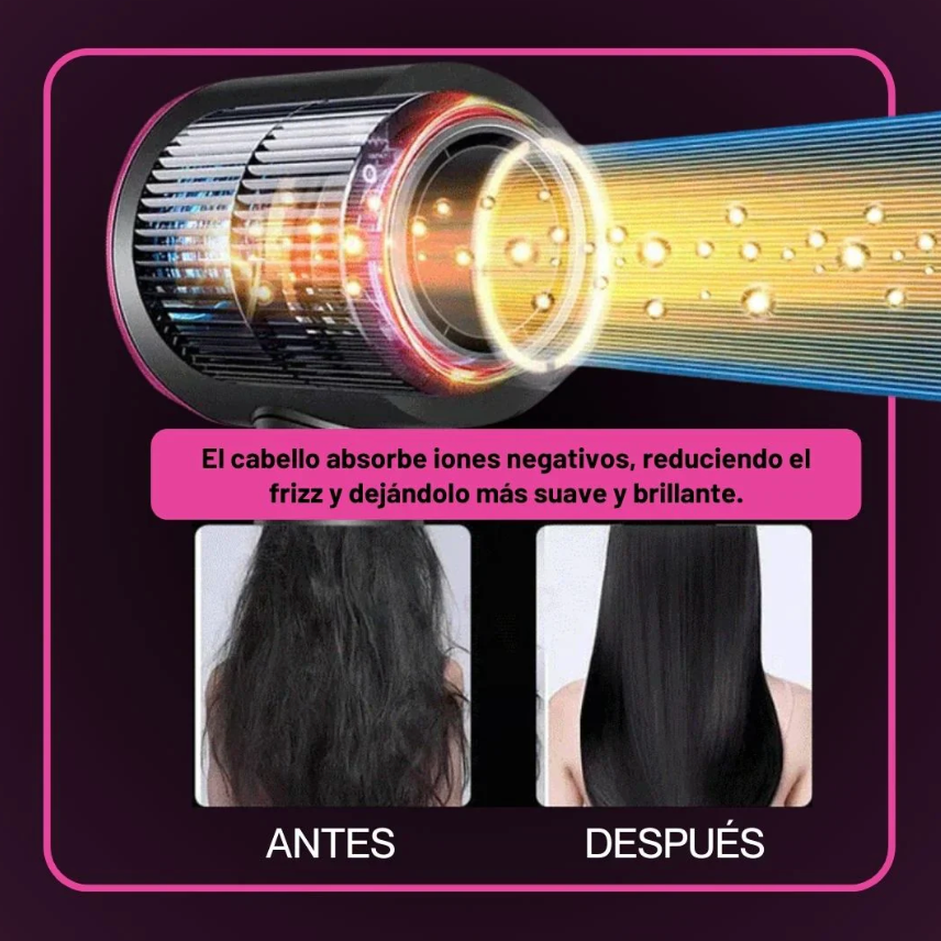 Secador de Pelo Profesional Ionico 1600W AirPro™ Multiaccesorios